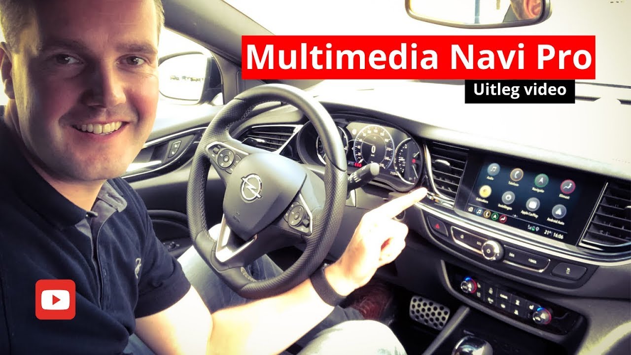 Hoe werkt het Opel Multimedia Navi Pro systeem