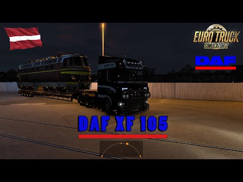 PENGIRIMAN LOCOMOTIF  | DAF XF 105 | NO COMMENTARY | EURO TRUCK SIMULATOR 2