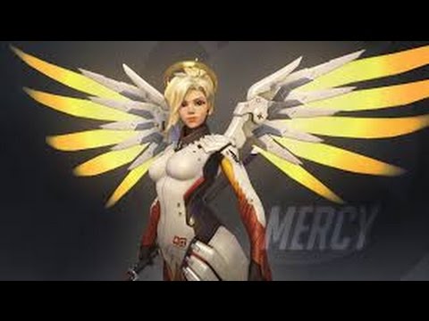 Overwatch - Mercy (Healer) 1080p Gameplay