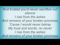 Evergrey - In Confidence Lyrics