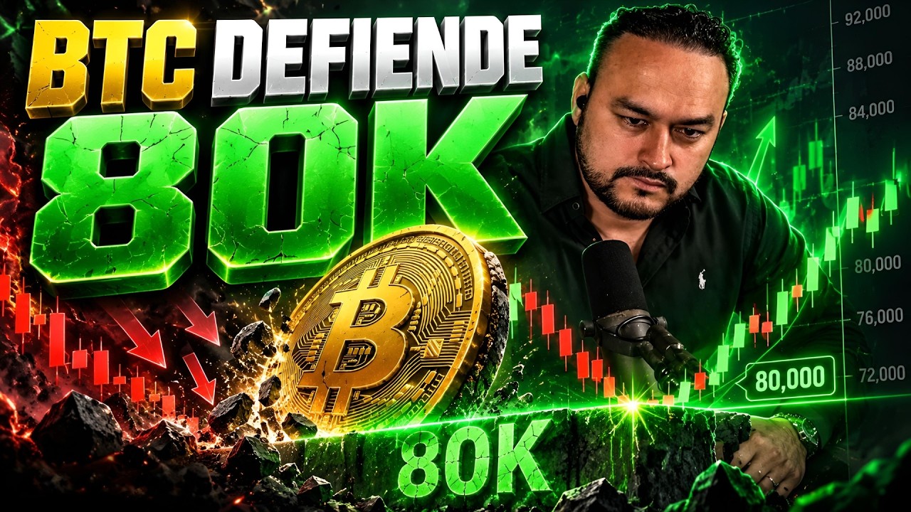 🔥 ¡BITCOIN DEFIENDE LA MURALLA DE LOS $80,000! 🛡️ ¿REBOTAMOS O SE VIENE EL DESPLOME? 🚨