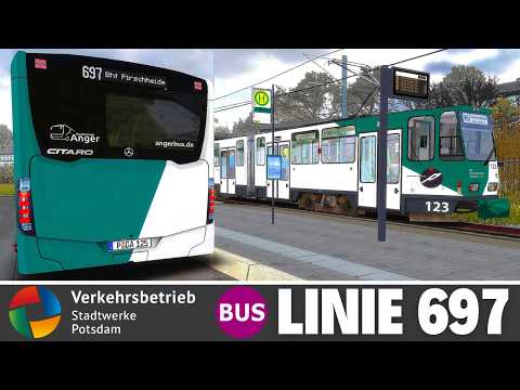 OMSI 2 🚌 - PURE REALISM! 😍 Potsdam Line 697! 🏘️ - Let's Play OMSI 2 [#1008]