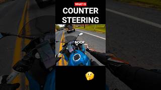 what is counter steering? How motorcycles turn.
