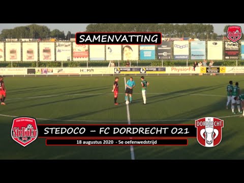 Samenvatting SteDoCo - Dordrecht O21 (18/08/20, oefenwedstrijd)
