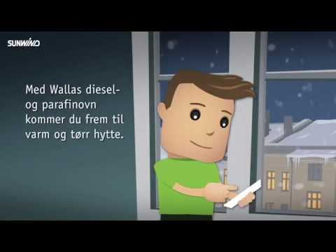 Parafinovn Wallas 26 med Fjernstarter