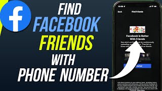 How To Find Friends On Facebook By Phone Number