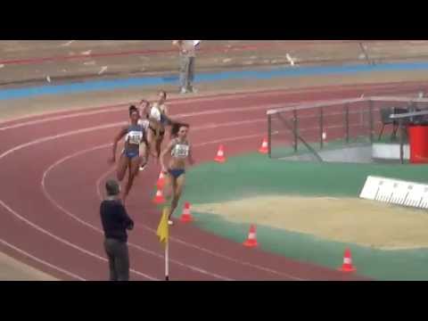 ASVÖ Vienna Indoor Gala 2015 - 400m Frauen Lauf 2/8 mit Monika Szczesna, Benedicta Chigbolu
