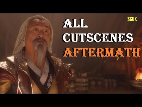 All SHANG TSUNG Cutscenes in Mortal Kombat 11 Story Mode | Cary Hiroyuki Tagawa (MK11)