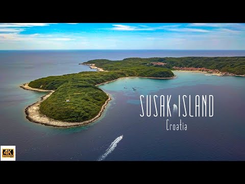 🇭🇷 4K drone video of Susak Island, Croatia.