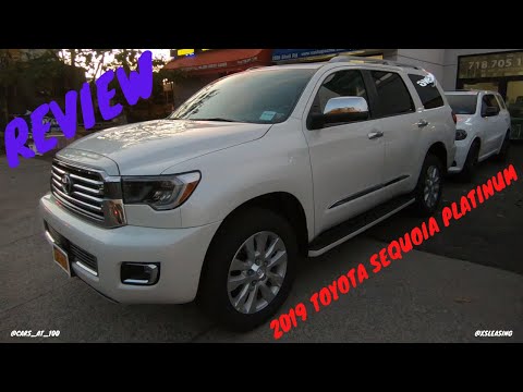 2019 TOYOTA SEQUOIA PLATINUM REVIEW -- PICKUP SIZED SUV !
