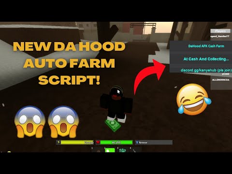 NEW DA HOOD AUTO FARM SCRIPT [INFINITY MONEY] DA HOOD...