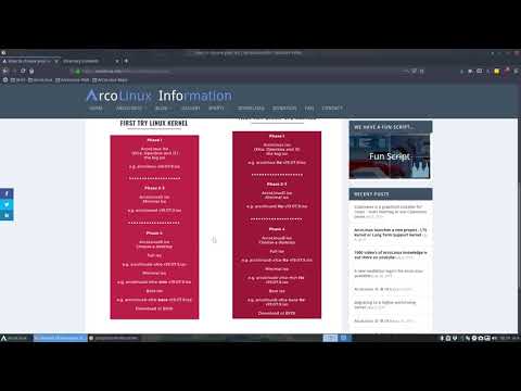 ArcoLinux : 1009 how to choose an ArcoLinux iso
