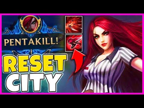*KATARINA 1V9* CALCULATED KEYBOARD SPAM RESULTS IN ANOTHER PENTAKILL! - League of Legends | Katlife