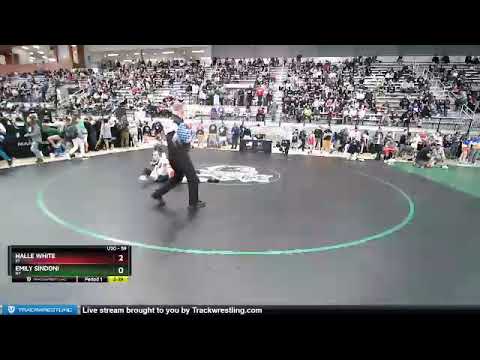 59 Lbs Champ. Round 1 - Halle White, ID Vs Emily Sindoni, NY Cca1