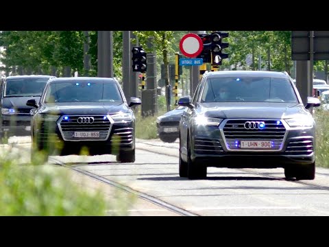 SRT en Politie eenheden met Spoed onderweg in Antwerpen