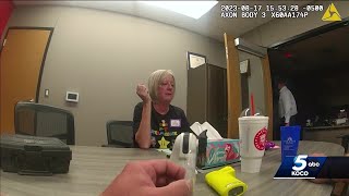 Bodycam video shows moments police arrest Oklahoma teacher accused of being drunk at school