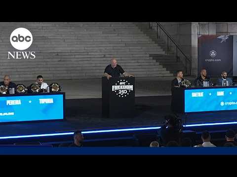 LIVE: UFC news conference ahead of White House event