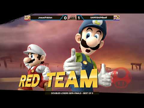 Flatiron 3 Doubles Losers Semis - Jesus/Fabian (Red) vs SAMFISH/Miiself (Blue)
