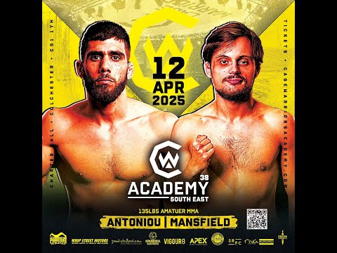 Aggelos Antoniou vs Mark Mansfield - 135lbs Amateur MMA #CWSE38 12th April 2025