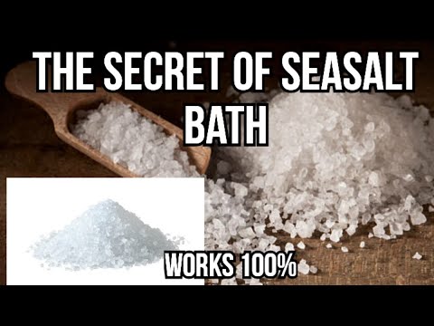 Your Life Will Completely Change After Taking Sea Salt Bath-The Power And Secrets Of Sea Salt Bath.