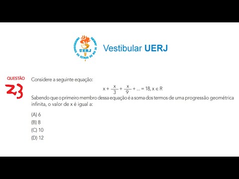 Questão 23  -  Vestibular UERJ  -  Progressão Geométrica