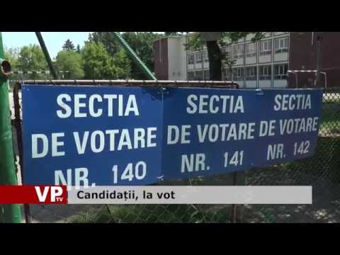 Candidatii, la vot