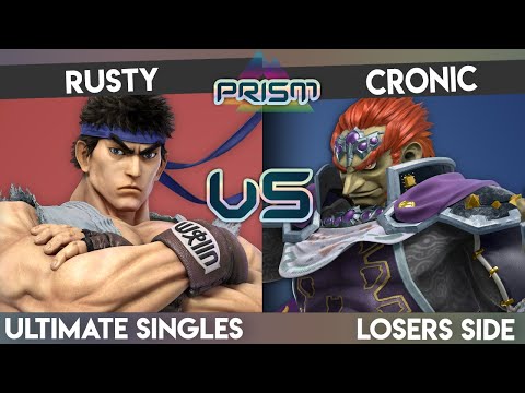 PRISM 186 - Rusty (Ryu/Ken) vs. Cronic (Ganondorf) - Losers Side - Smash Ultimate Singles