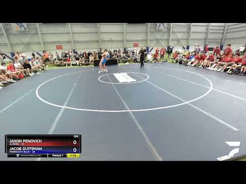 195 Lbs Round 3 - Jaxon Penovich, Illinois Vs Jacob Duitsman, Minnesota Blue 28f2