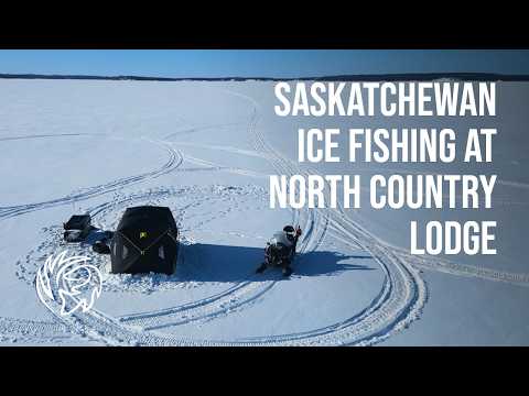 Saskatchewan Ice Fishing at North Country Lodge