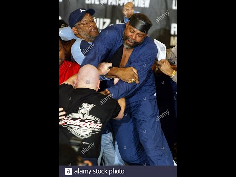 Roy Jones Jr. and John Ruiz Trainers Brawl at the Weigh In!