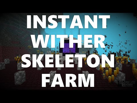 ianxofour - Minecraft Elegance: Instant Wither Skeleton Farm, No Spawn-proofing 135 skulls/hr (Java 1.16-1.20)