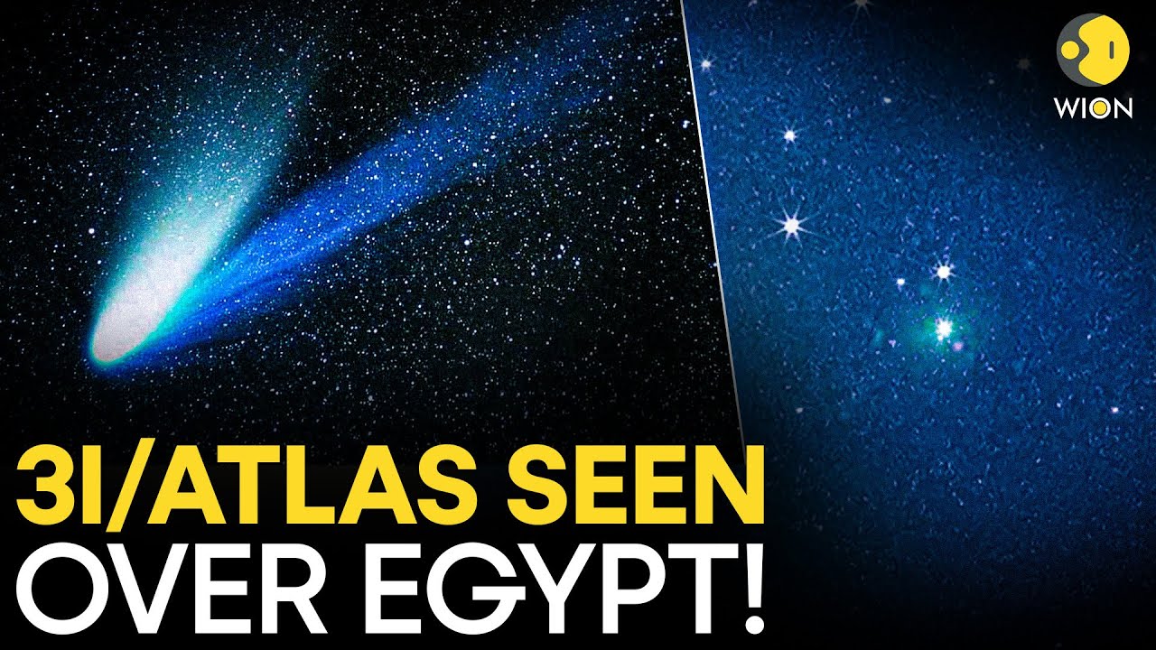 3I/ATLAS LIVE: Rare Interstellar Comet Sighted Above Egypt’s Black Desert | WION