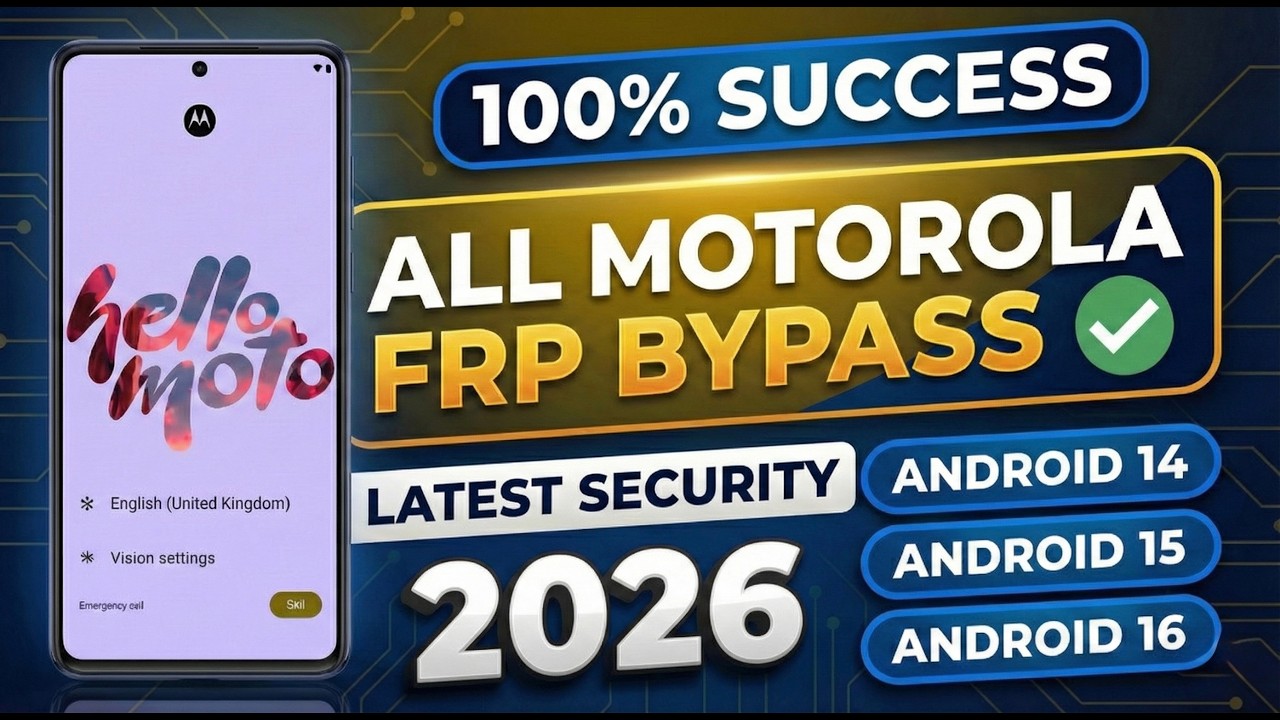 All Motorola FRP Bypass 2026 | Android 13/14/15/16 Latest Security (100% Done) - Game Changer