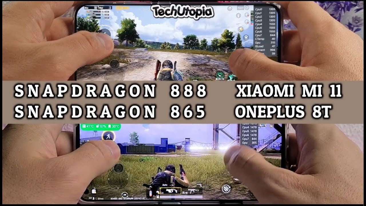 Xiaomi Mi 11 vs OnePlus 8T Speed test/Gaming comparison/Antutu Snapragon 888 vs 865/MIUI vs OxygenOS