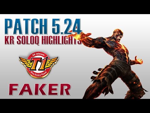 SKT T1 Faker - Brand Mid Lane - KR SoloQ Highlights