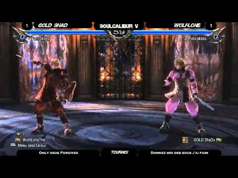 Finale winner Soulcalibur V Online tournament : Gold Shad vs Wolflone