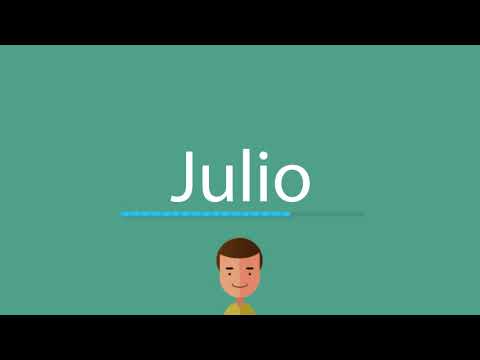 Julio pronunciation