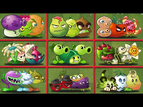 Random 9 Team Best Plants Battles - Which Team Will Win? - PvZ 2 Team Plants vs Team Plants