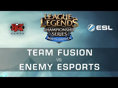Enemy eSports vs. Team Fusion - R2 - NA LCS Expansion Tournament - League Of Legends