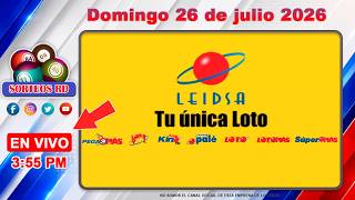 LEIDSA y Anguilla Lottery en Vivo 📺 | Domingo 26 de julio 2026 / 3:55 P.M