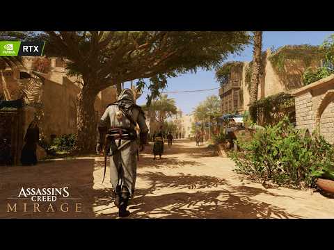 [4K] Walking in The City of Baghdad in 861 CE (AC Mirage Ambience)