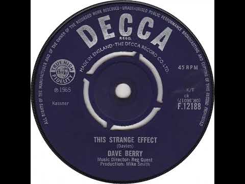 UK New Entry 1965 (187) Dave Berry - This Strange Effect