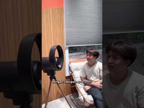 Gambar Krisbow Sync Air Purifier Standing Bladeless - Hitam