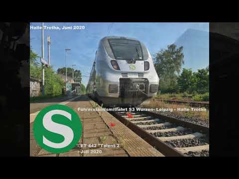 Führerstandsmitfahrt S3 Wurzen - Leipzig - Halle - Trotha (Juli 2020)