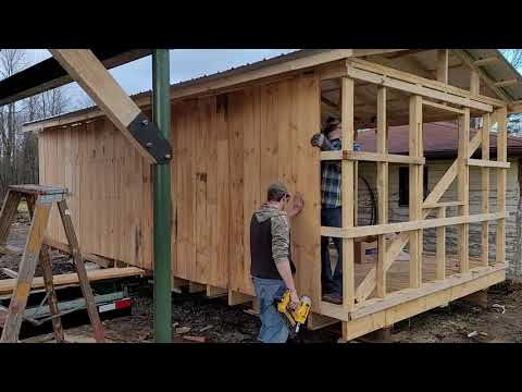 #99 Shed Siding - Board and Batten  | Sap Tank Shed Ep. 13