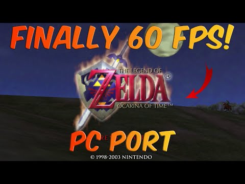 60 FPS Ocarina of Time PC Port Ship of Harkanian Gameplay