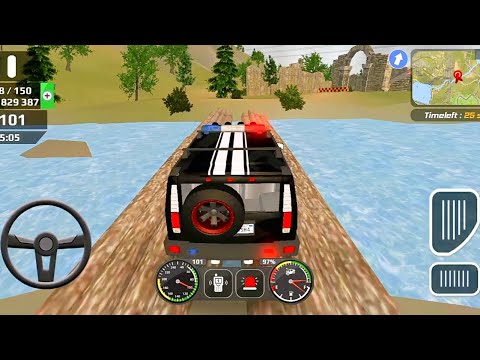 Police Officer Simulator Game - Hammer - Car - Mountain Driving Skill - Android iOS Gameplay