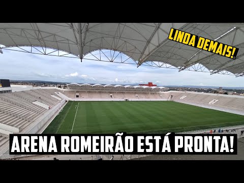ARENA ROMEIRÃO, uma das MAIS MODERNAS do INTERIOR do BRASIL está 96% PRONTA!