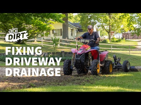 Fixing a Gravel Driveway with Poor Drainage – ABI Dirt