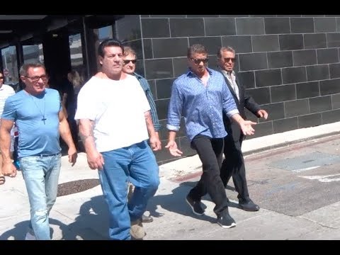Sylvester Stallone takes his posse Christmas shopping!!! - Subscribe